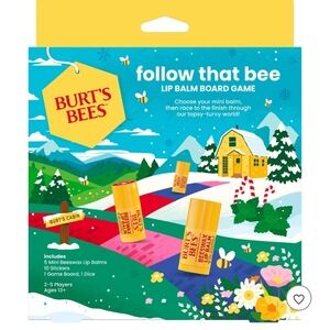 Burts Bees Follow That Bee Lip Balm Board Game